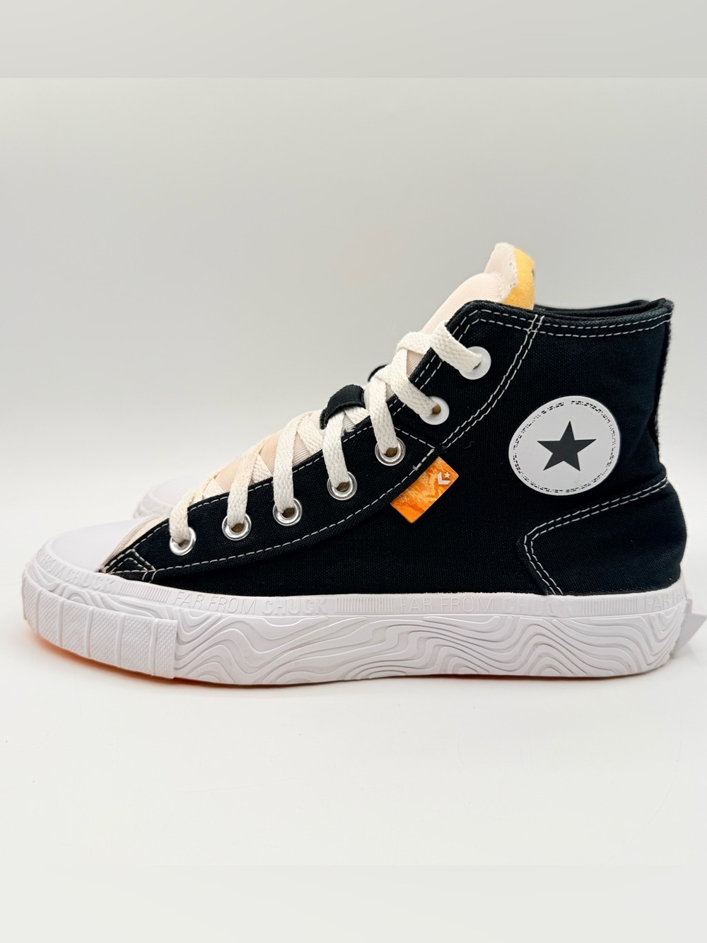 Converse A00422C Far From Chuck Hi Black White Unisex Sneakers Size M6-W8